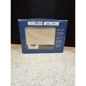 Vintage Wireless Intercom GEE-768 FM Plug-In AC Single Station w/ Box Manual